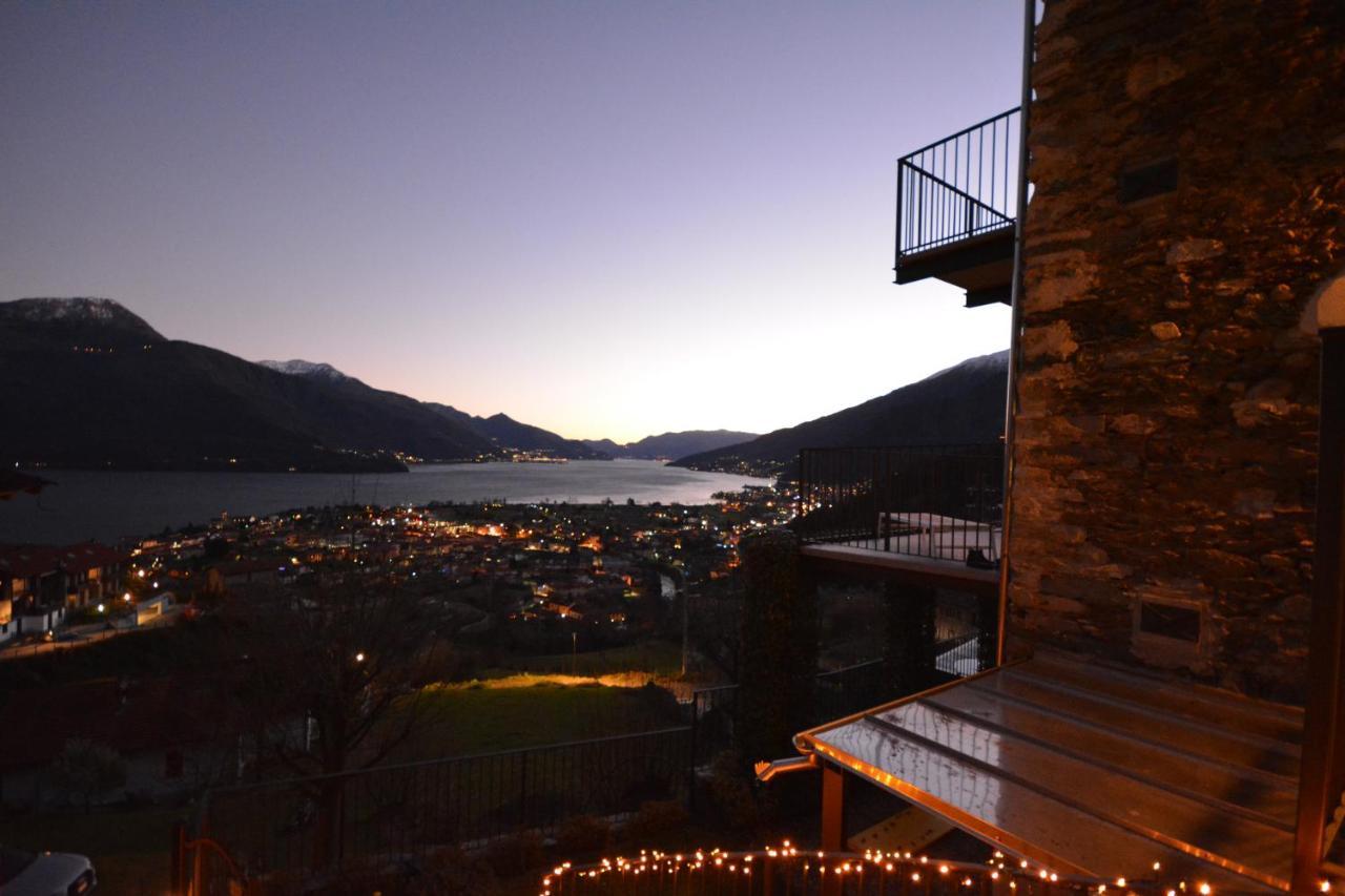 Casa Di Campagna Rosina Con Piscina E Vista Lago Gravedona Eksteriør billede