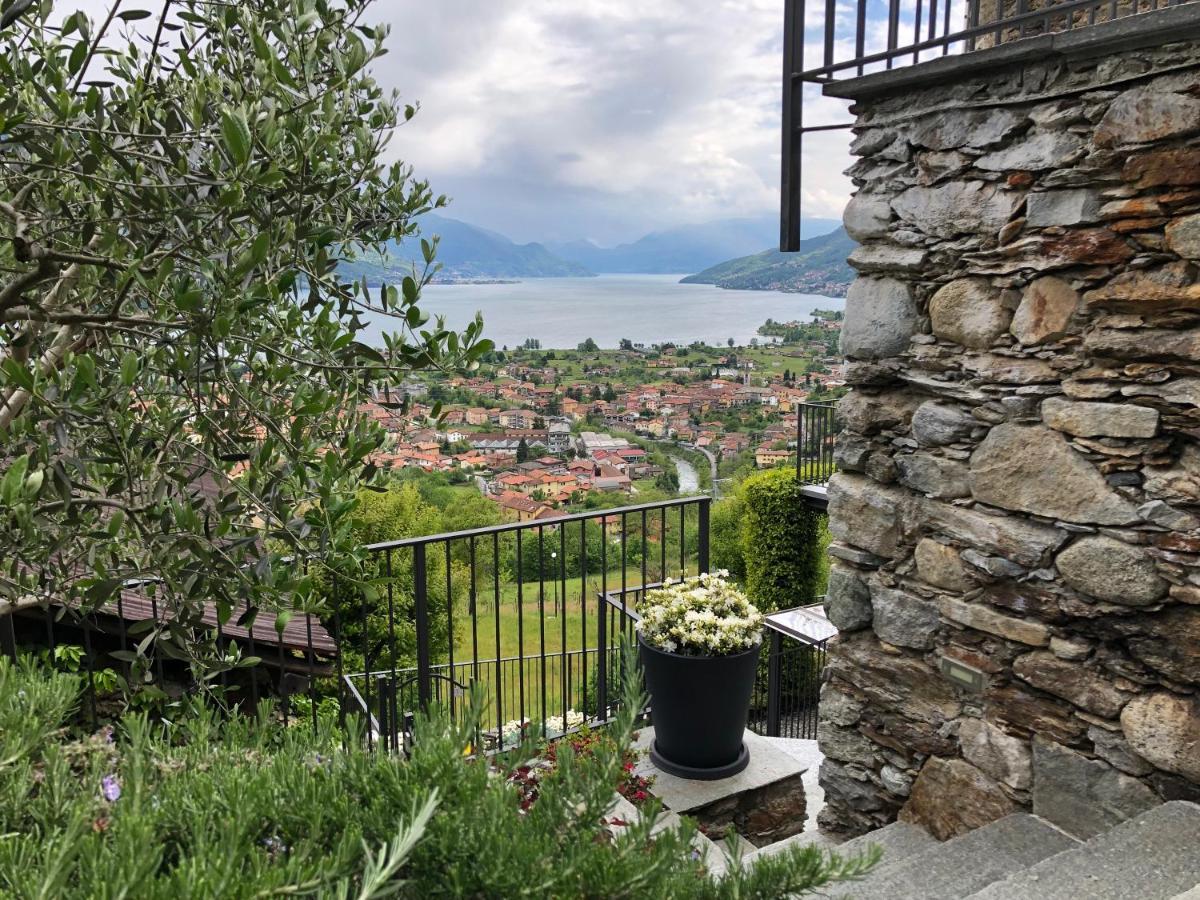 Casa Di Campagna Rosina Con Piscina E Vista Lago Gravedona Eksteriør billede